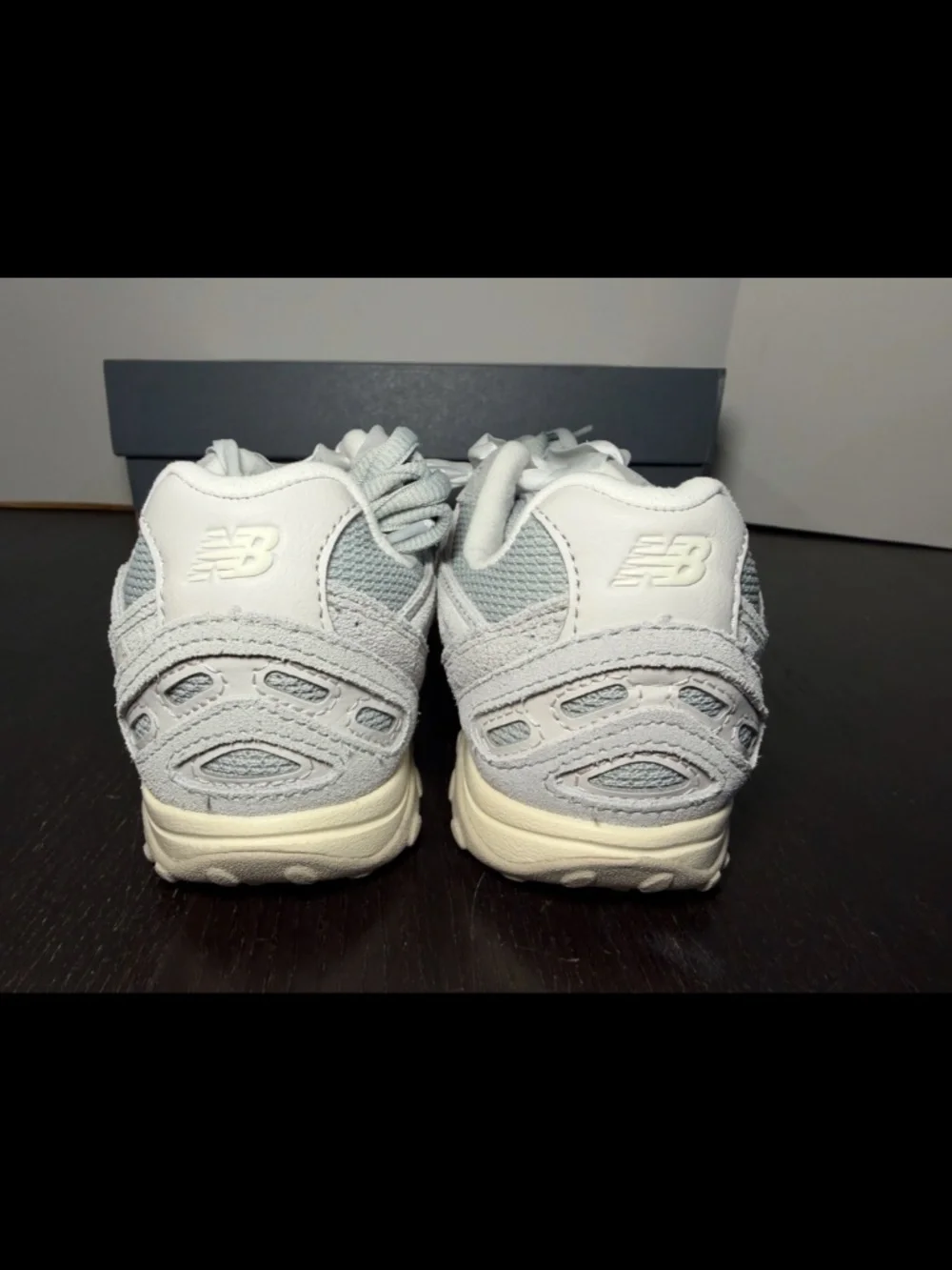 New Balance 204L Running Shoes Sneakers Lone Star Grey/Sea Salt Womans 7D